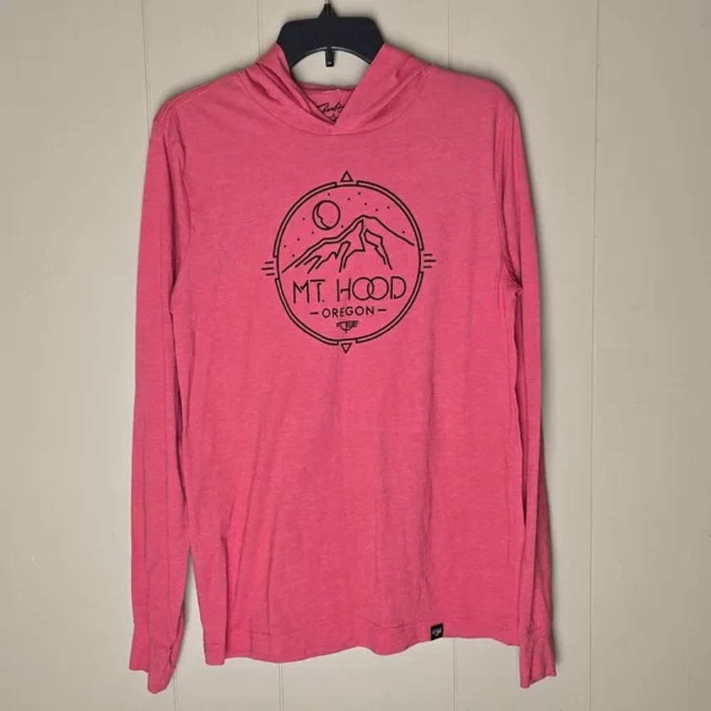 Timberline Lodge Men's Red Longsleeve Shirt with Hood Size S